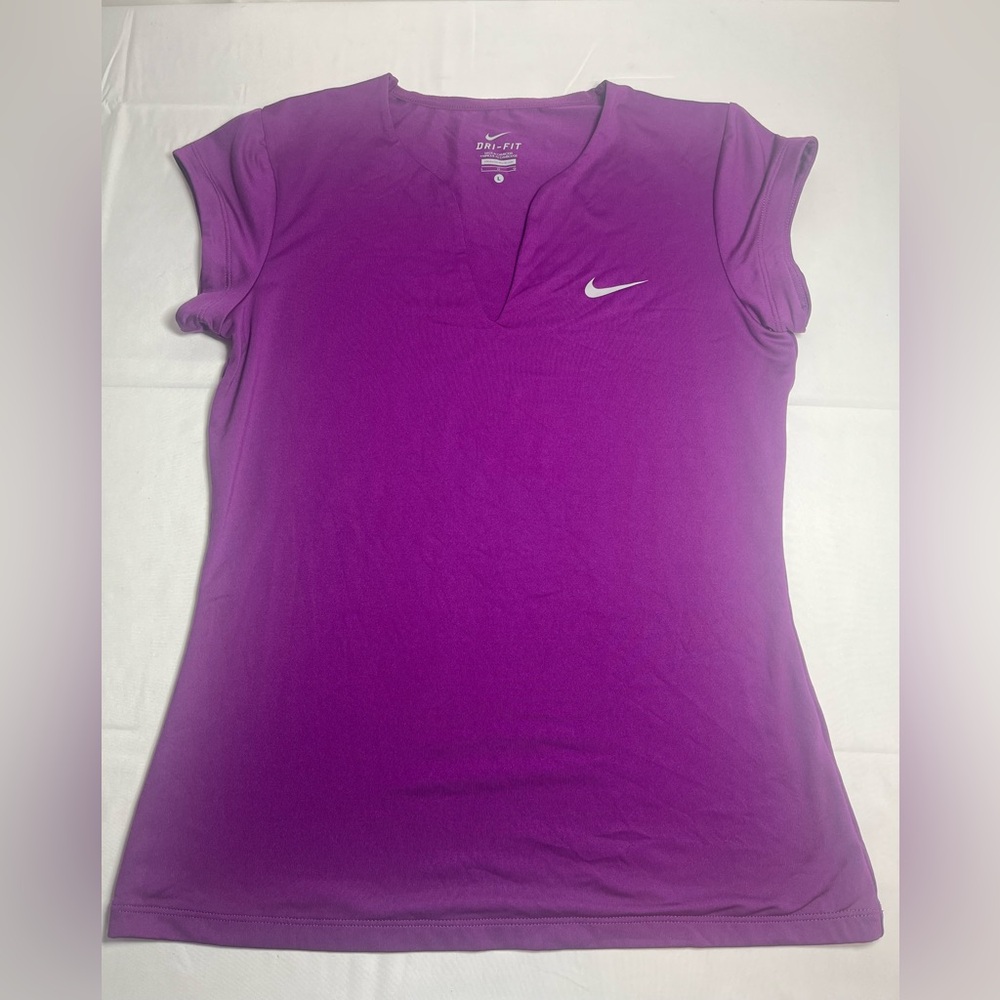 Nike Women's Vivid Purple Short Sleeve Tee